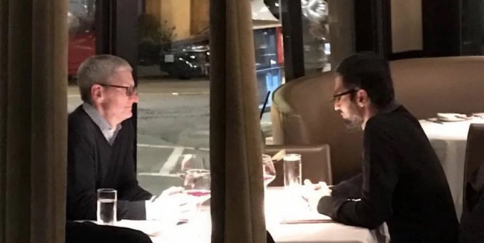 Tim Cook Sundar Pichai