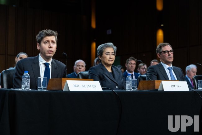AI leaders testify before Congress, 2025. Photo via UPI.