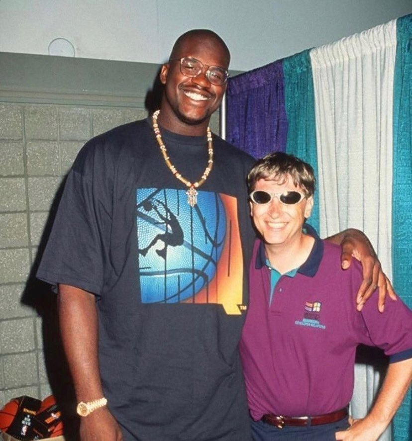 Bill Gates & Shaq