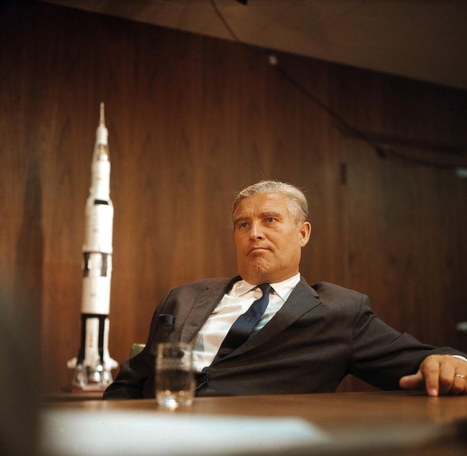 Wernher von Braun (chief architect of the Apollo Saturn V rocket)