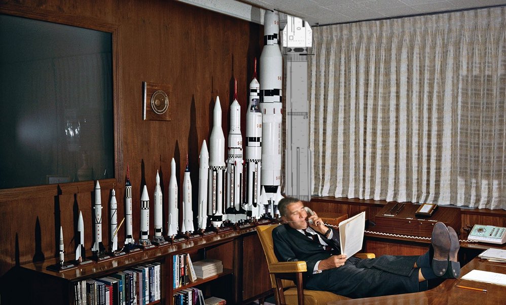 Wernher von Braun (chief architect of the Apollo Saturn V rocket)
