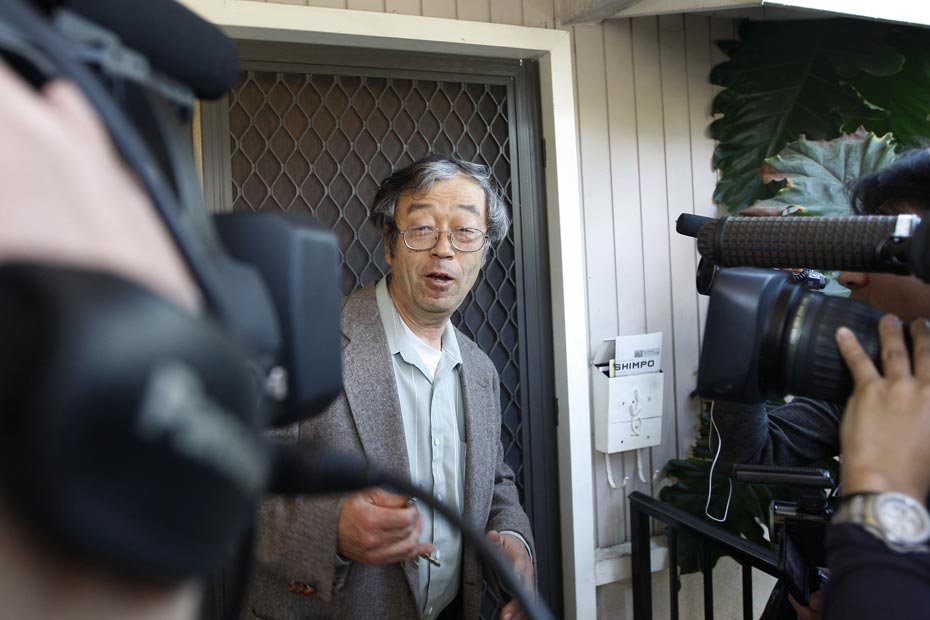 Dorian Nakamoto (physicist and engineer) when reporters stormed his house claiming he was bitcoin's creator
