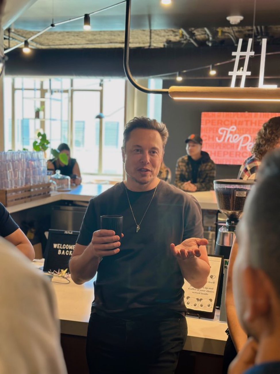 Elon Musk (SpaceX + Tesla) at Twitter HQ