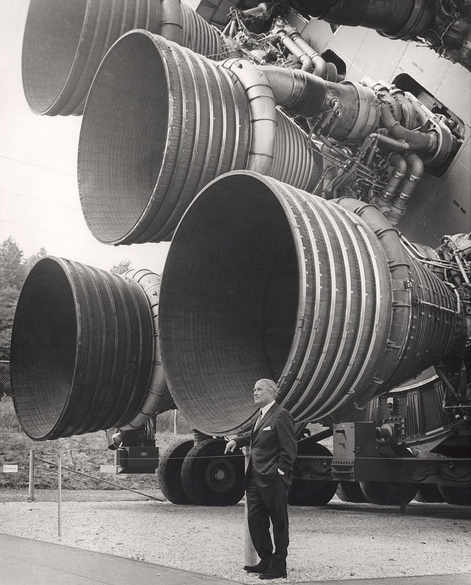 Wernher von Braun (chief architect of the Apollo Saturn V rocket)