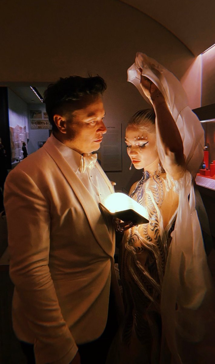 Elon Musk (SpaceX + Tesla) and Grimes